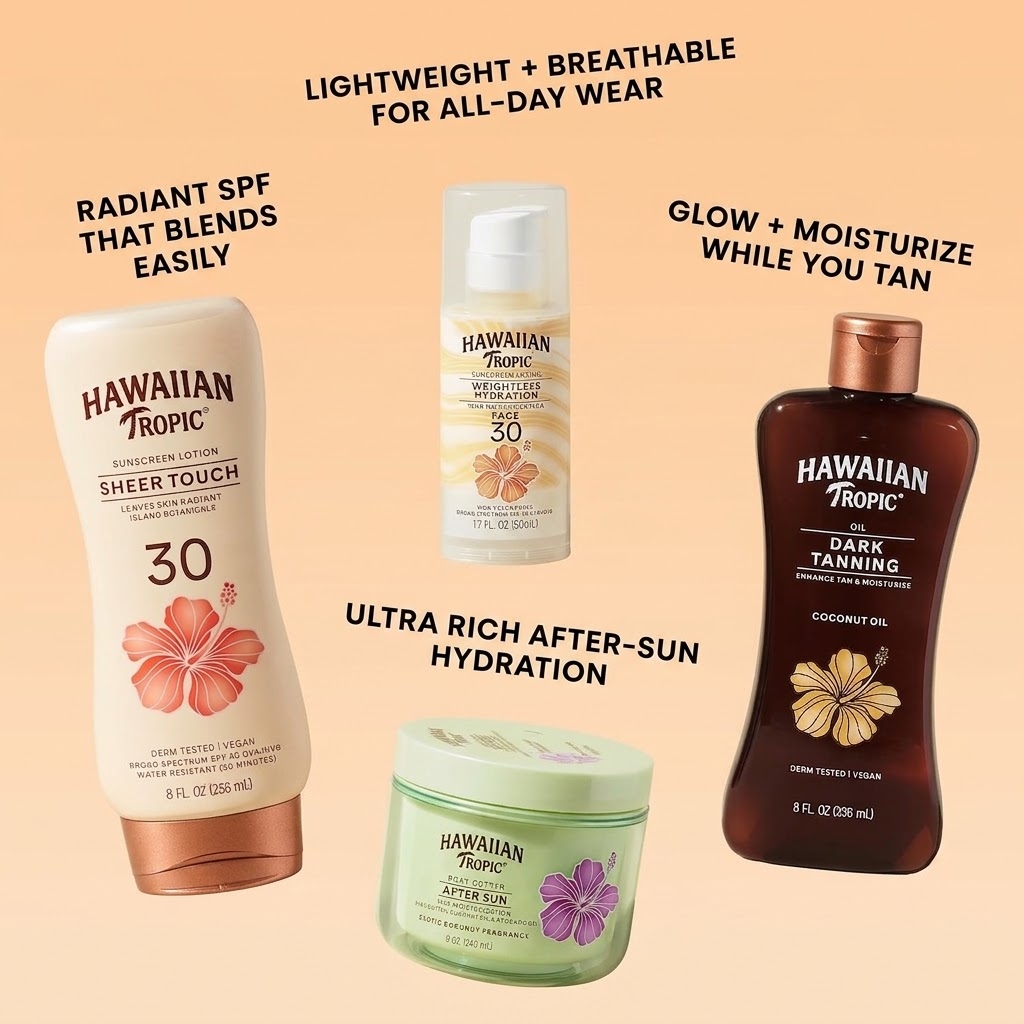 Hawaiian Tropic Dark Tanning Oil – 8 Fl Oz (2 Pack) Moisturizing Body Oil with Cocoa Butter - Image 3