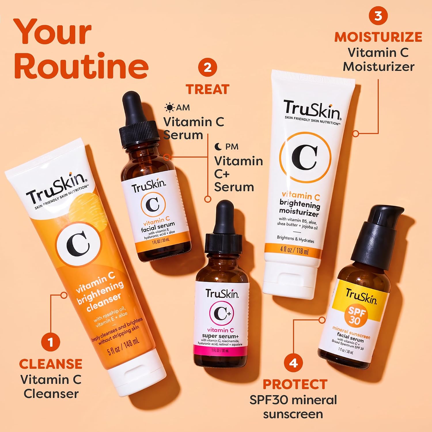 TruSkin Anti-Aging Serum – Vitamin C + Hyaluronic Acid for Radiant Skin - Image 6