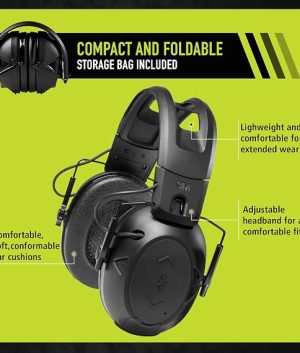 Peltor Sport Tactical 500 Bluetooth Hearing Protection – 25 dB NRR Electronic Ear Muffs